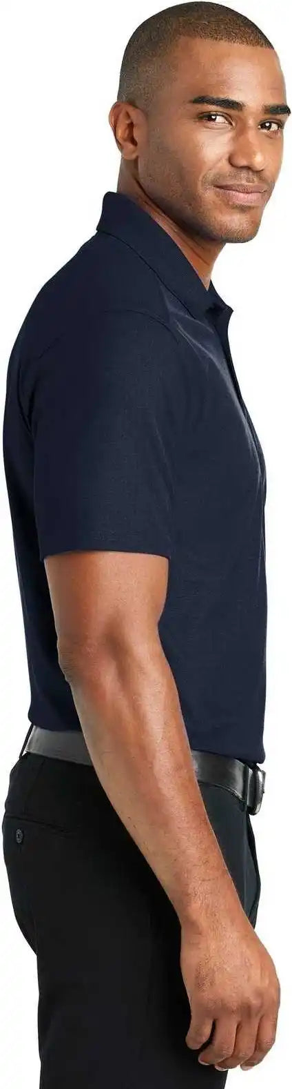 Port Authority K600 Ezperformance Pique Polo Navy