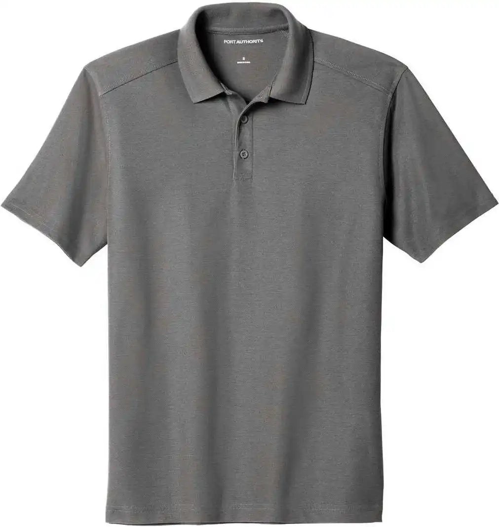 Port Authority K600 Ezperformance Pique Polo Sterling Gray
