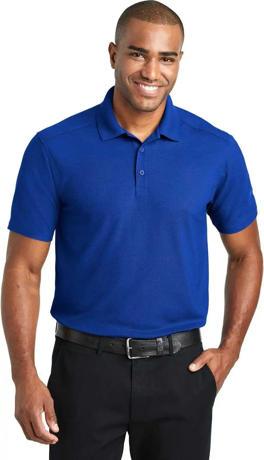 Port Authority K600 Ezperformance Pique Polo True Royal