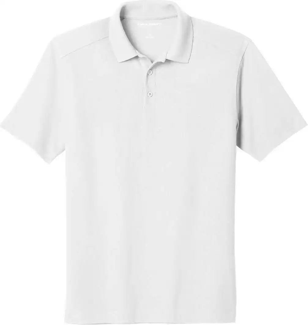 Port Authority K600 Ezperformance Pique Polo White