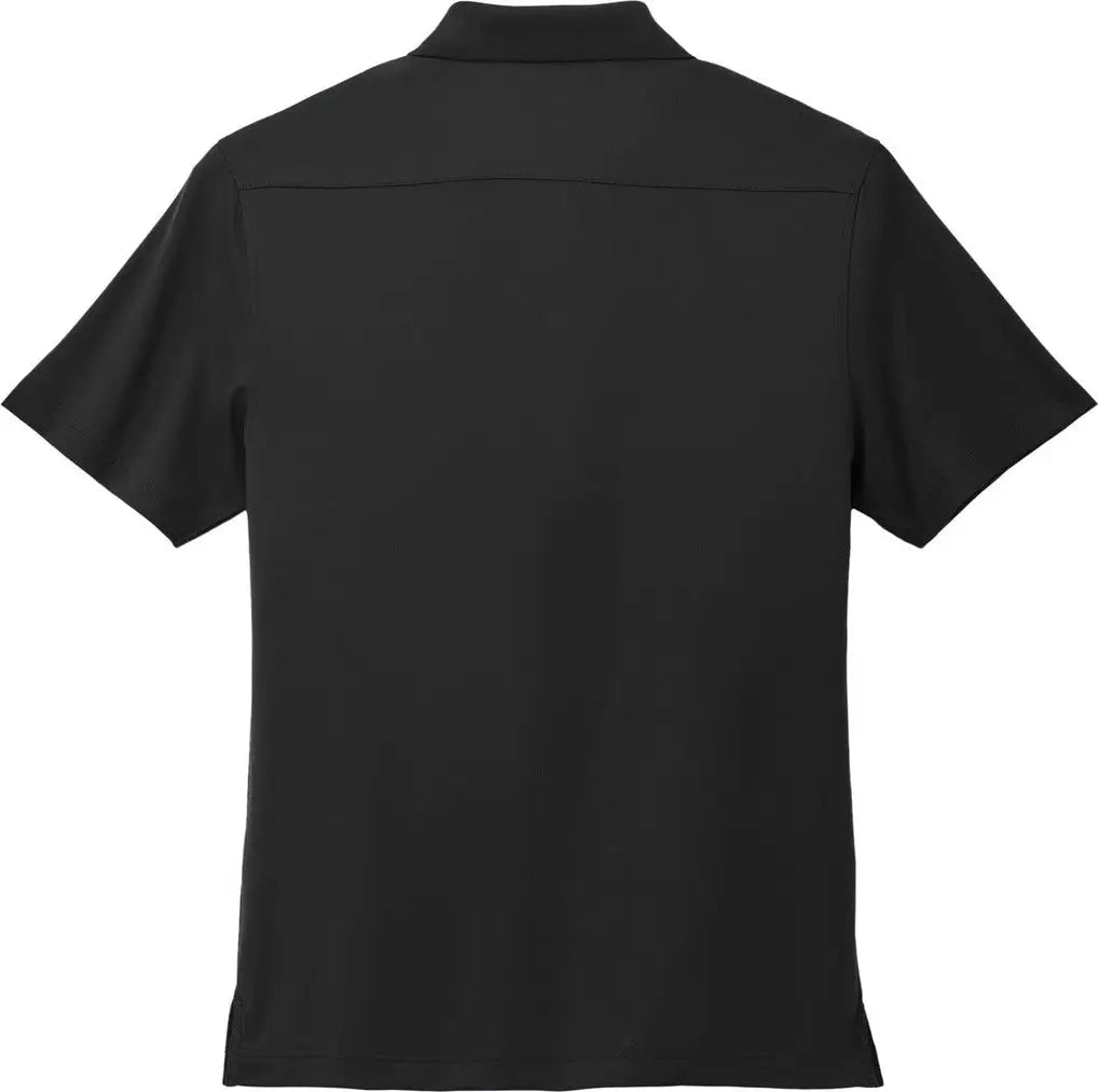 Port Authority K683 City Stretch Flat Knit Polo - Black
