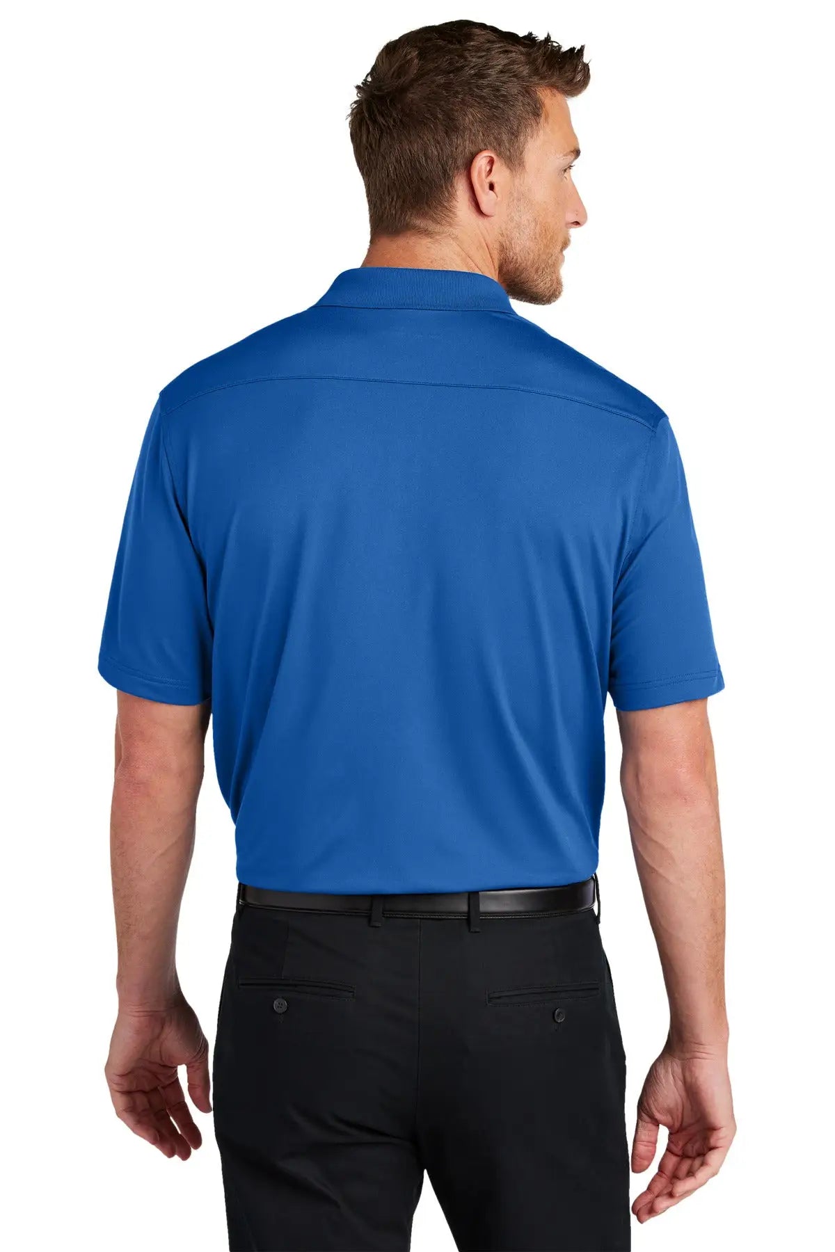 Port Authority K683 City Stretch Flat Knit Polo - True Blue