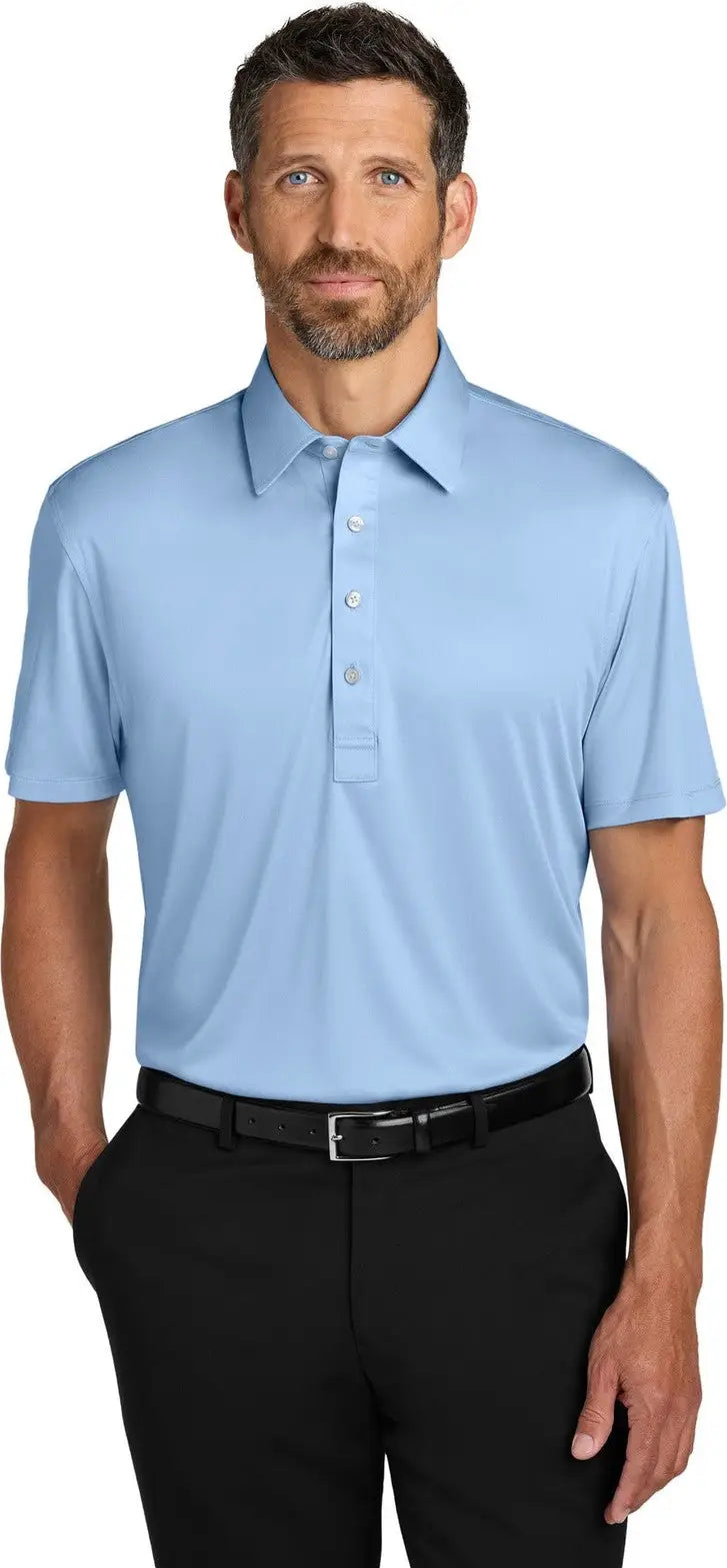 Port Authority K700 Shirt Collar Polo - Cloud Blue - Adult l