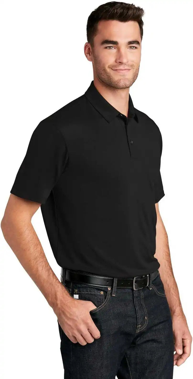 Port Authority K750 Uv Choice Pique Polo Black