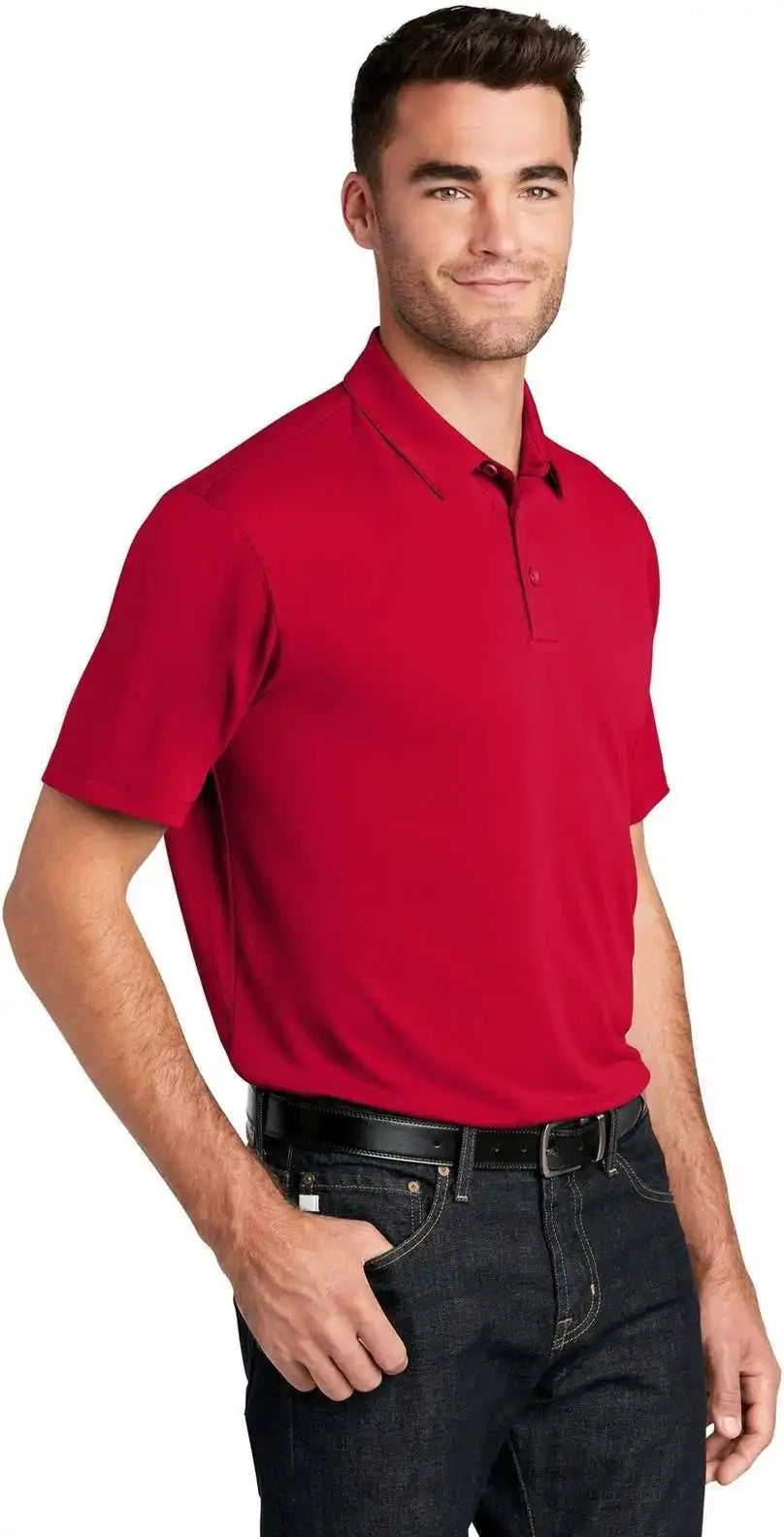 Port Authority K750 Uv Choice Pique Polo Rich Red