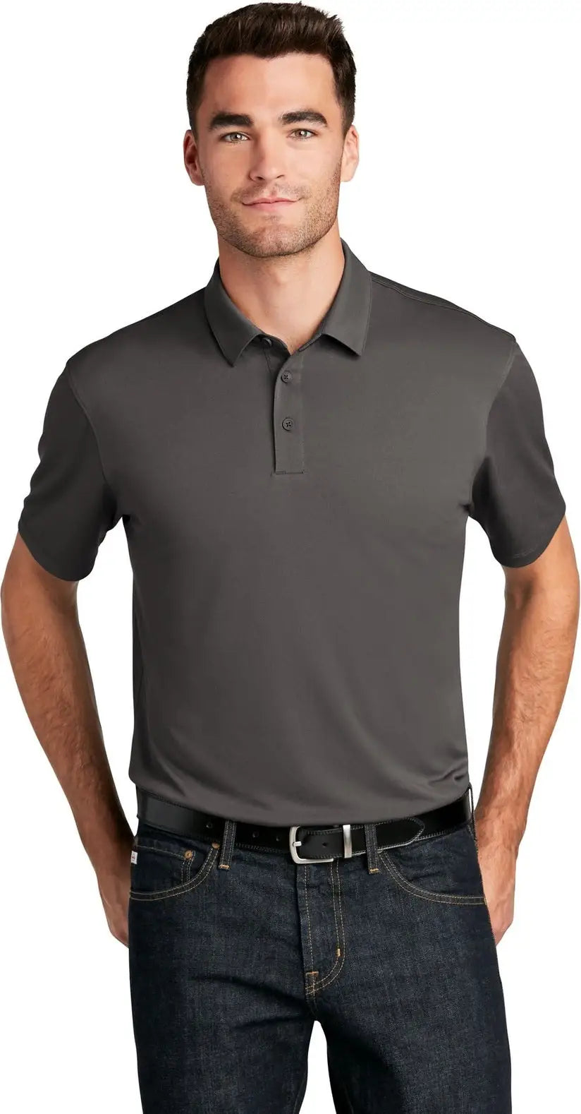 Port Authority K750 Uv Choice Pique Polo - Sterling Gray - Adult Xs