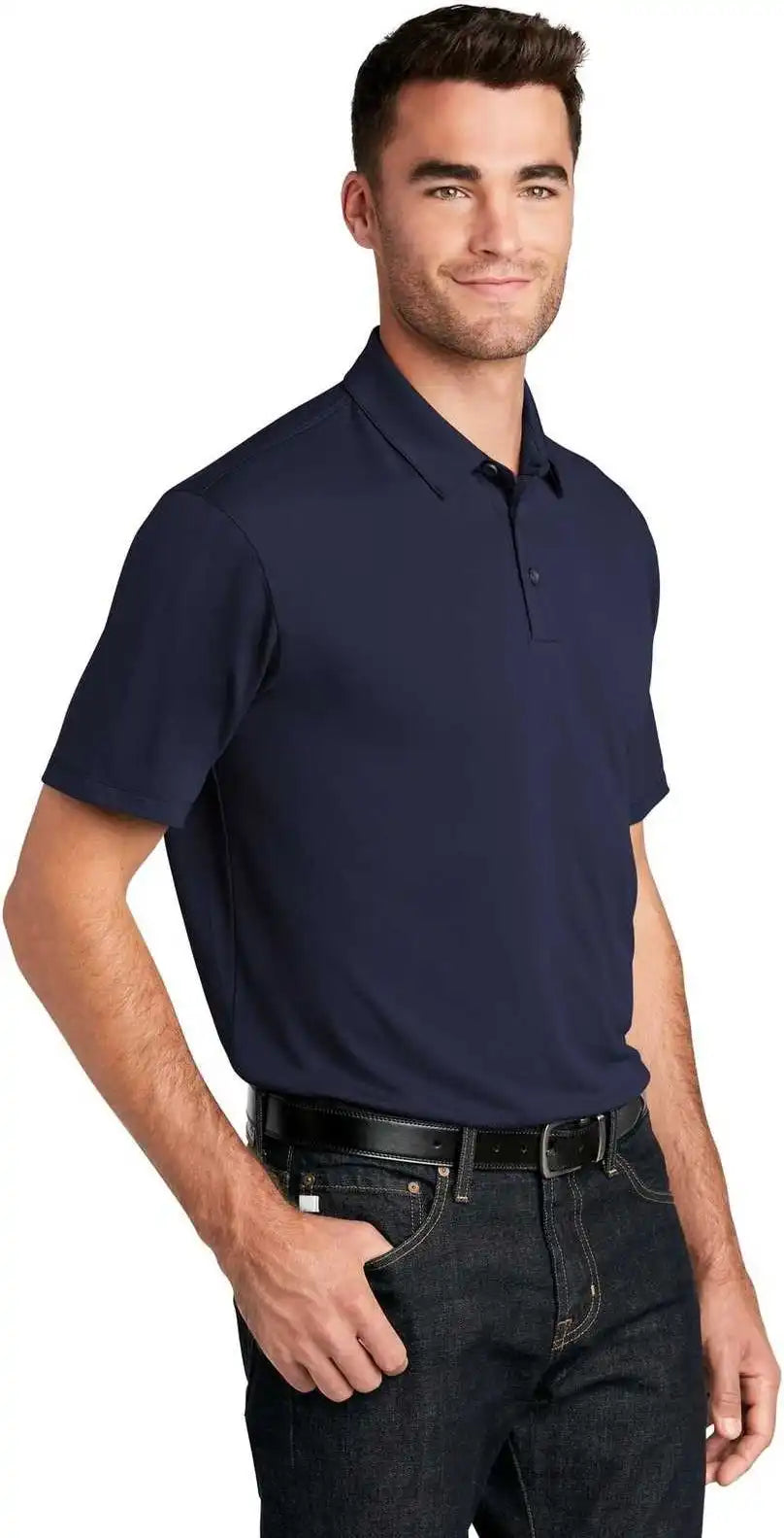 Port Authority K750 Uv Choice Pique Polo True Navy