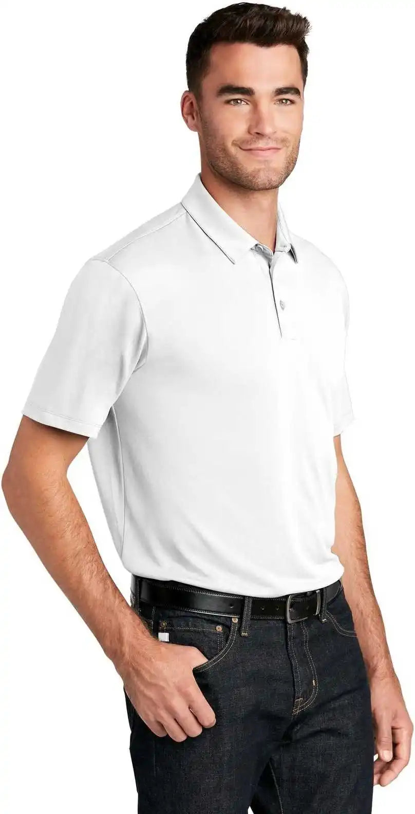 Port Authority K750 Uv Choice Pique Polo White