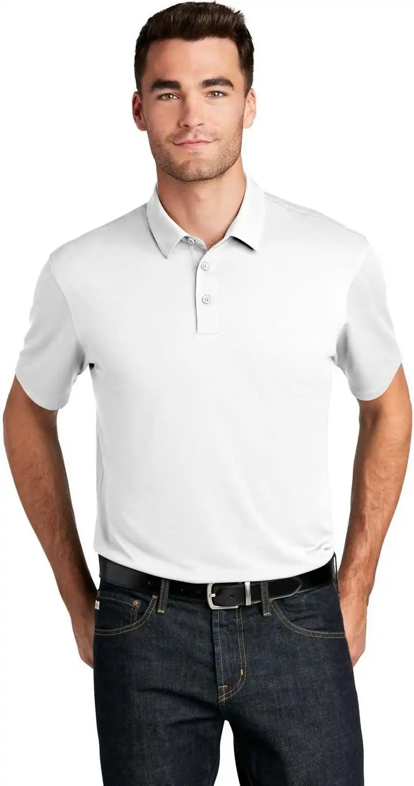 Port Authority K750 Uv Choice Pique Polo - White