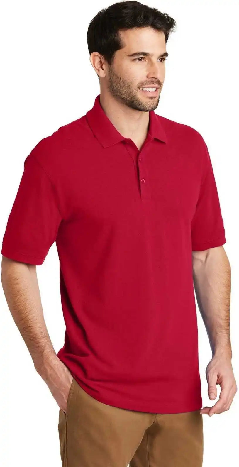 Port Authority K8000 Ezcotton Polo Apple Red