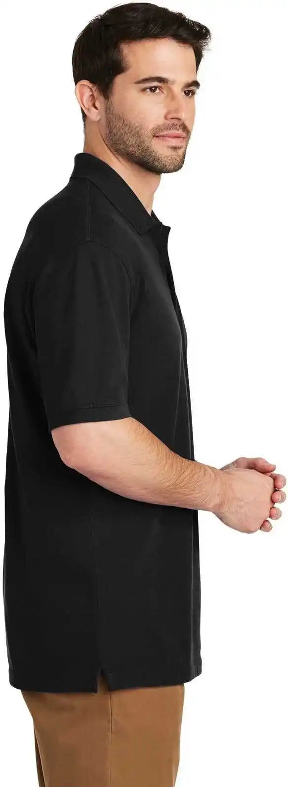 Port Authority K8000 Ezcotton Polo Black