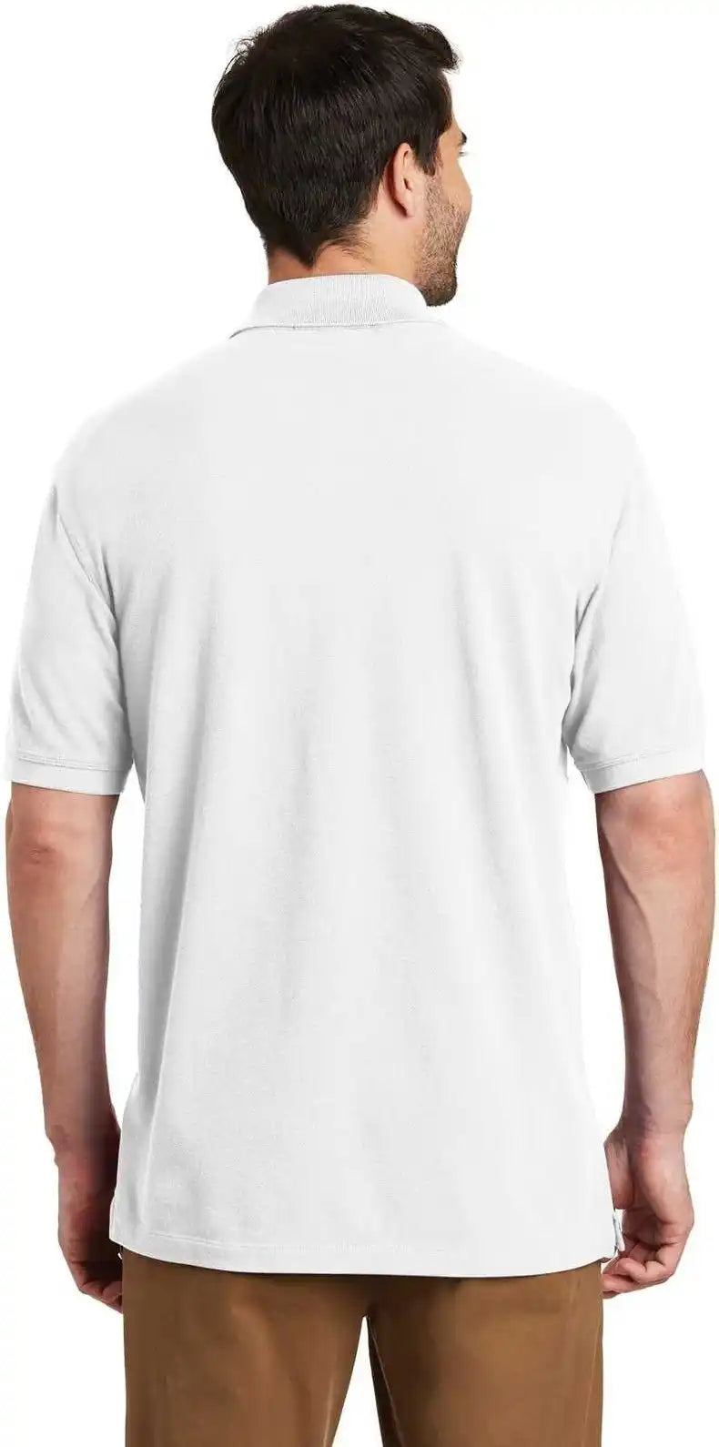 Port Authority K8000 Ezcotton Polo White