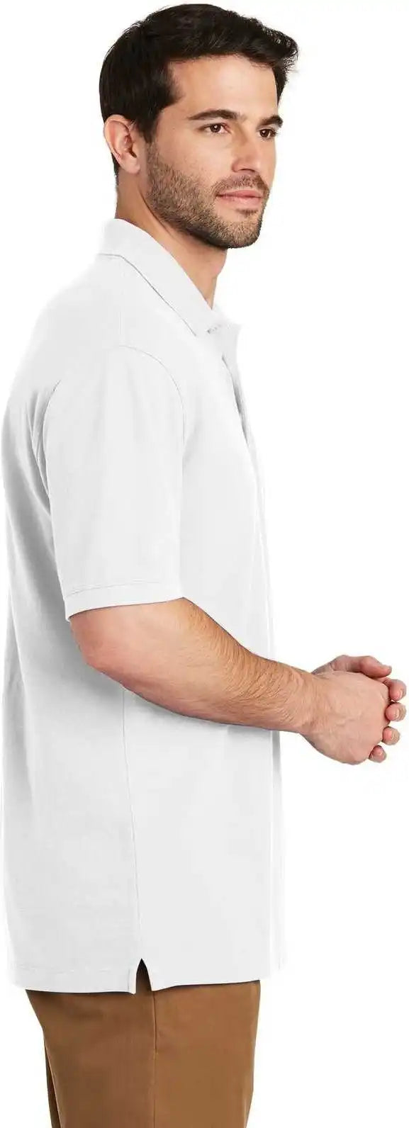 Port Authority K8000 Ezcotton Polo White