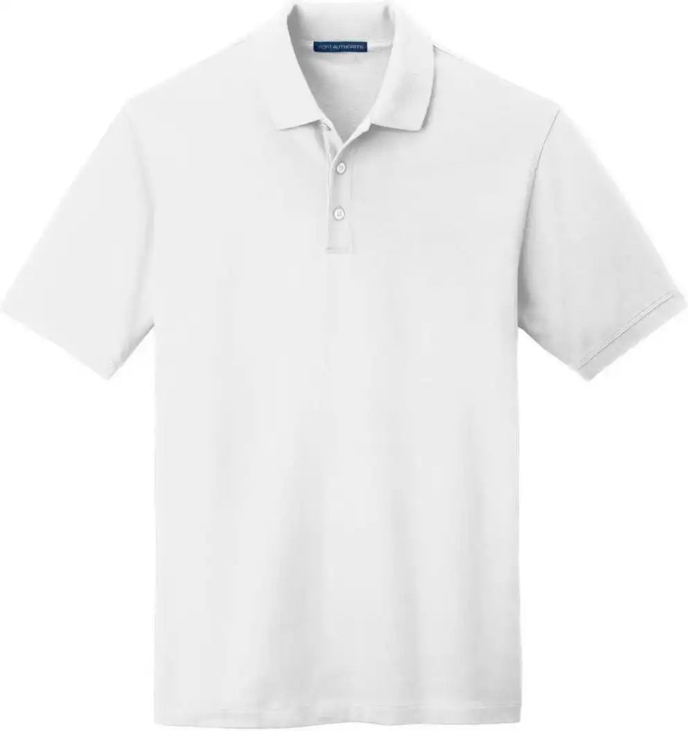 Port Authority K8000 Ezcotton Polo White