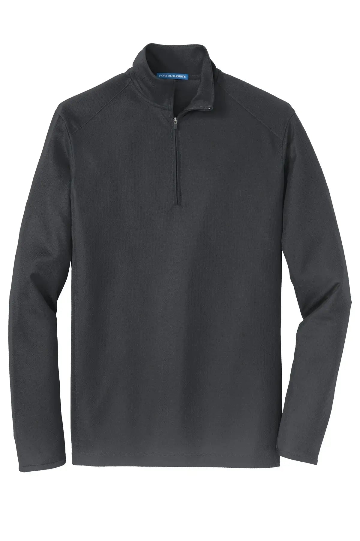 Port Authority K806 Pinpoint Mesh 1/2-zip - Battleship Gray