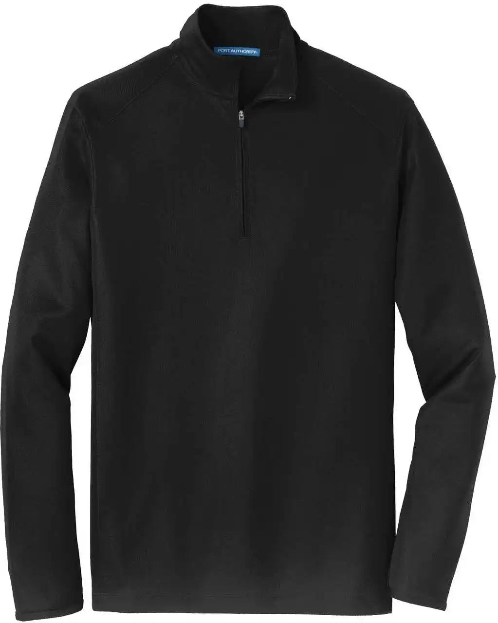Port Authority K806 Pinpoint Mesh 1/2-zip - Black