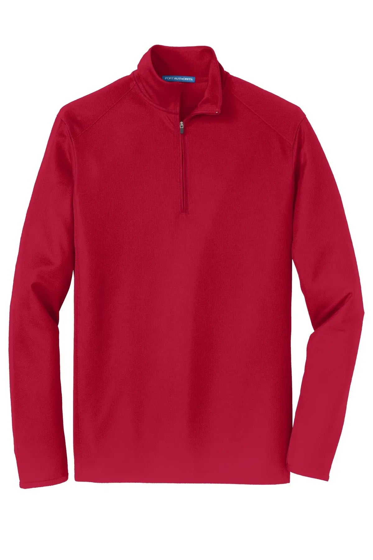 Port Authority K806 Pinpoint Mesh 1/2-zip - Rich Red