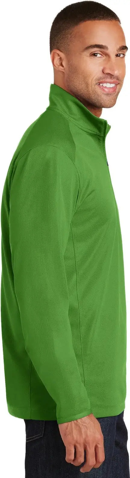 Port Authority K806 Pinpoint Mesh 1/2-zip - Treetop Green
