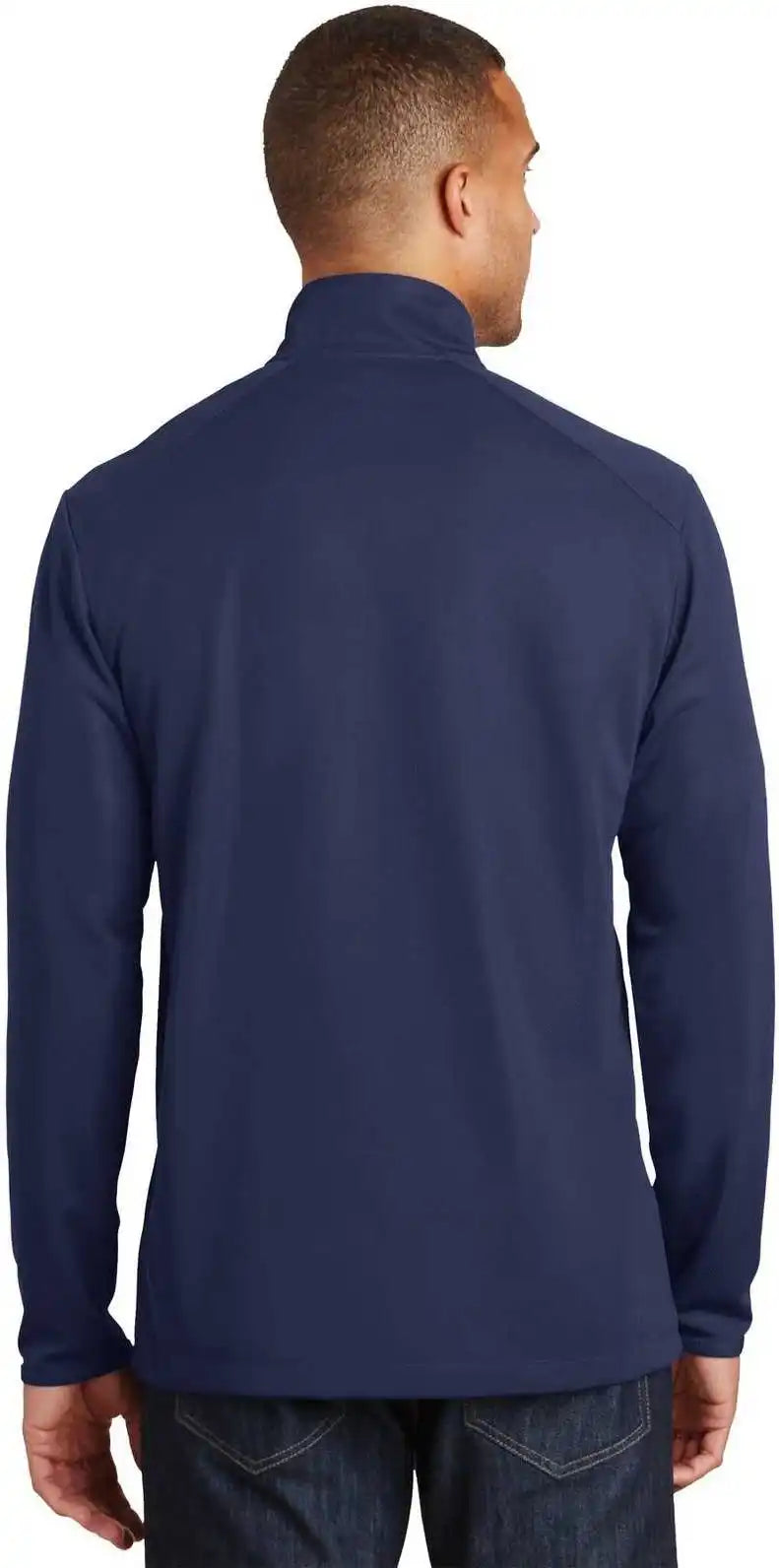 Port Authority K806 Pinpoint Mesh 1/2-zip - True Navy