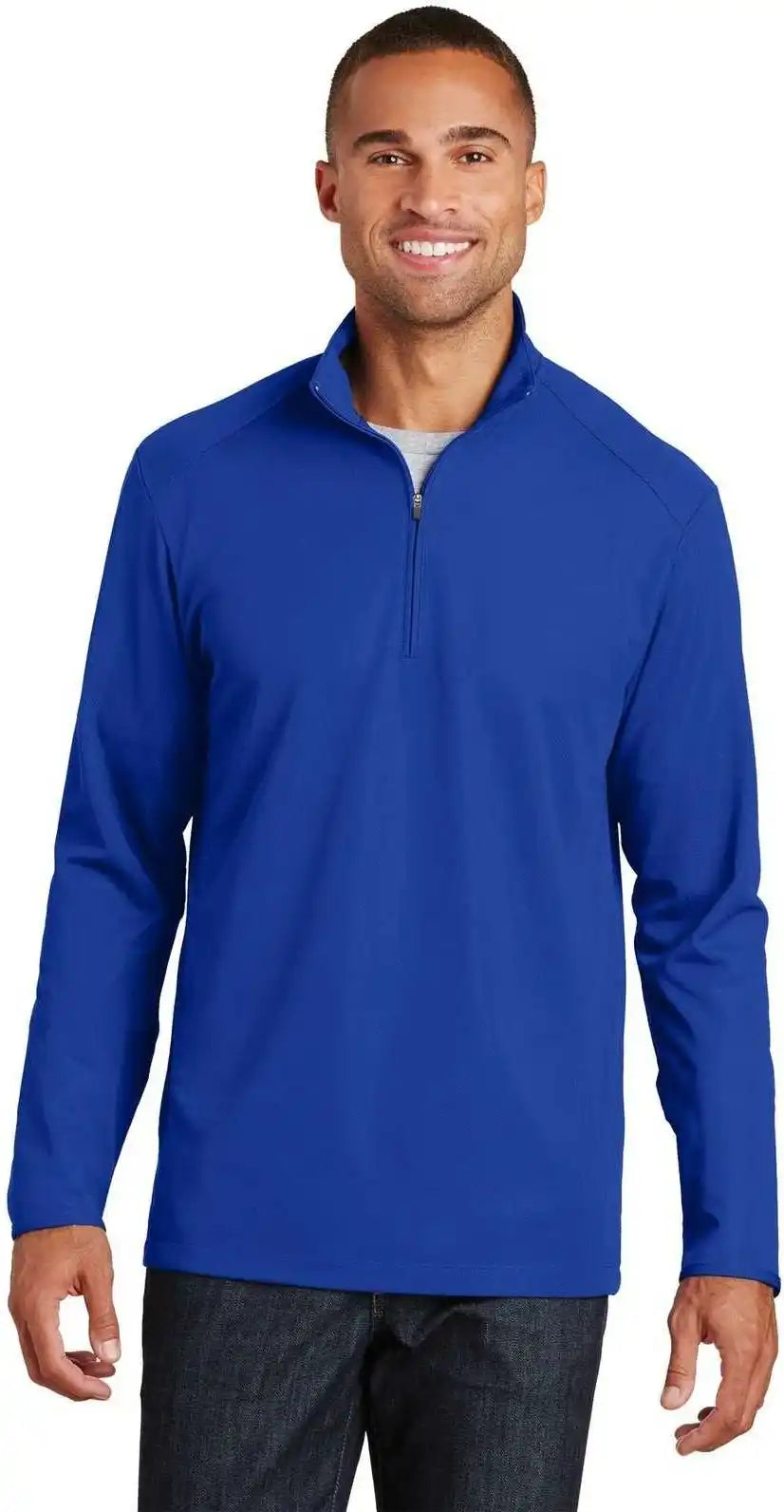 Port Authority K806 Pinpoint Mesh 1/2-zip - True Royal