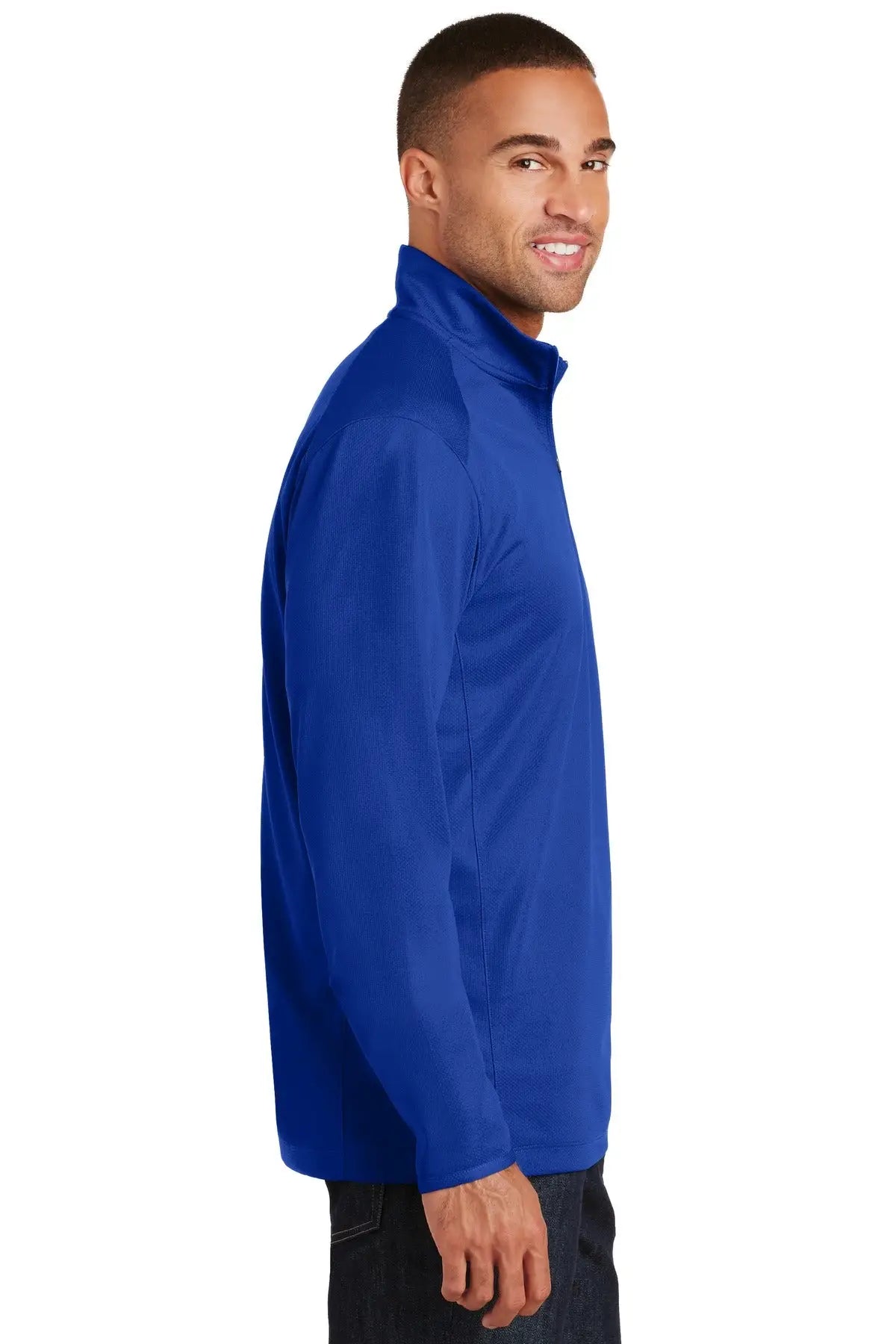 Port Authority K806 Pinpoint Mesh 1/2-zip - True Royal