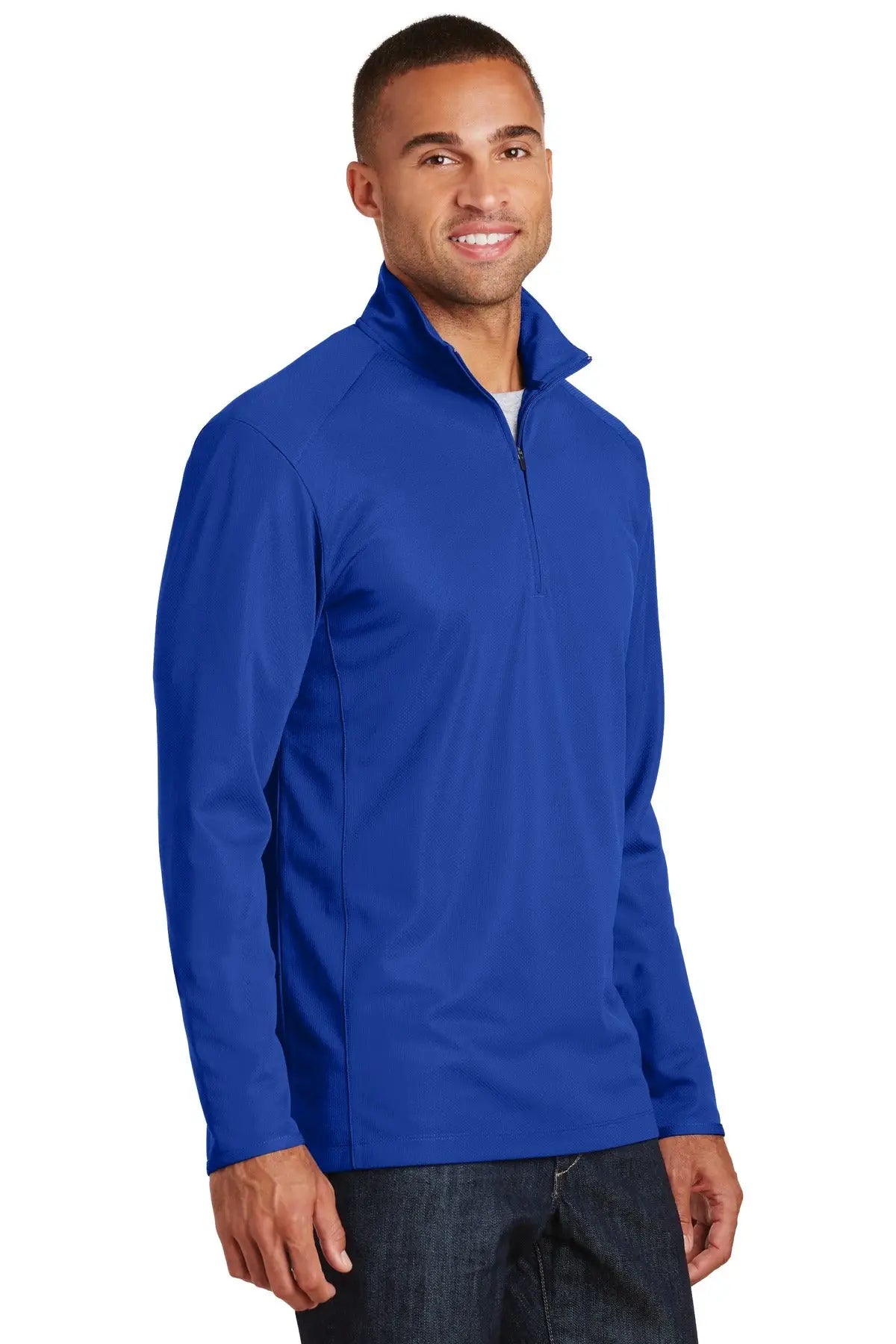 Port Authority K806 Pinpoint Mesh 1/2-zip - True Royal