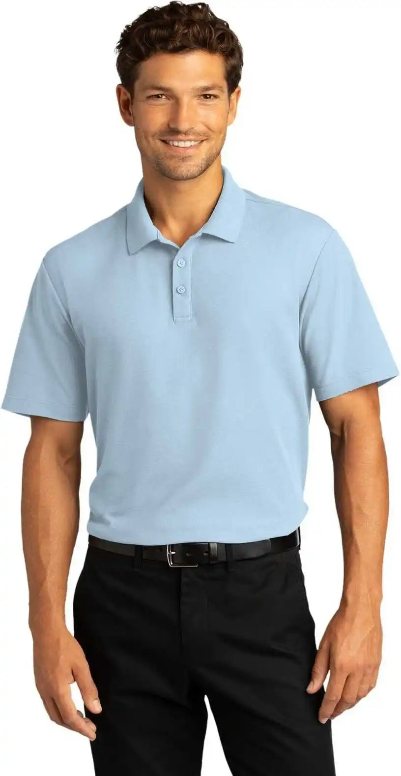 Port Authority K810 Superpro React Polo Cloud Blue