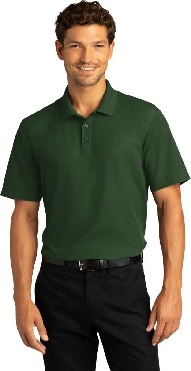 Port Authority K810 Superpro React Polo Dark Green