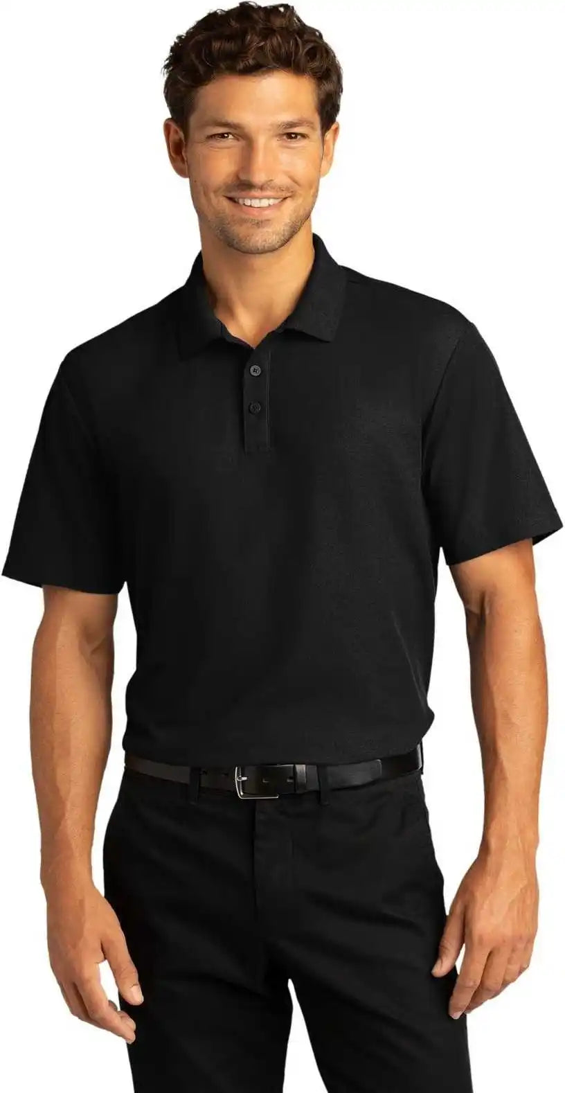 Port Authority K810 Superpro React Polo Deep Black