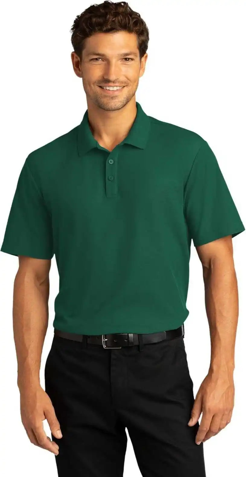 Port Authority K810 Superpro React Polo Marine Green