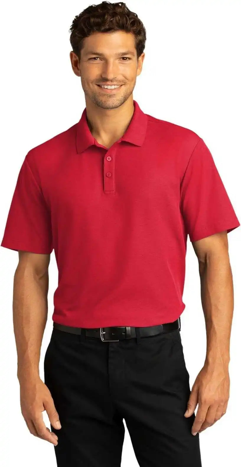 Port Authority K810 Superpro React Polo Rich Red