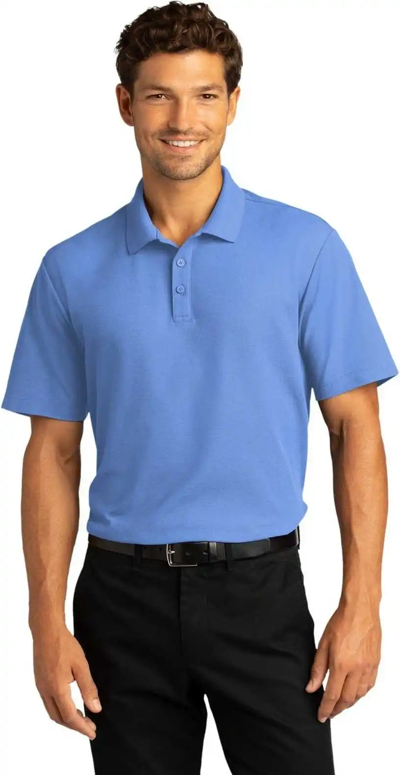 Port Authority K810 Superpro React Polo Ultramarine Blue