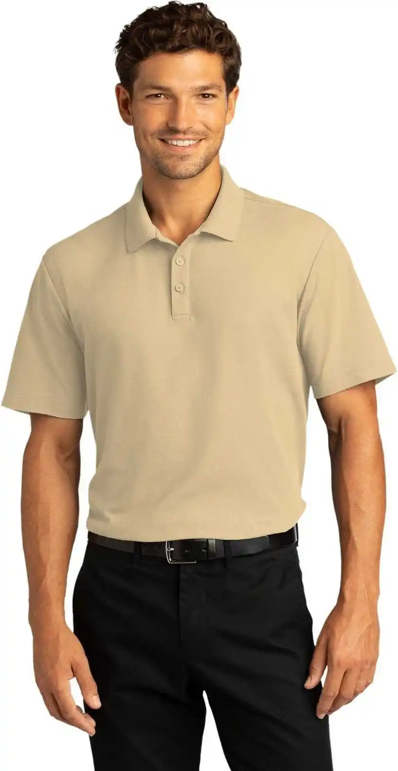 Port Authority K810 Superpro React Polo - Wheat