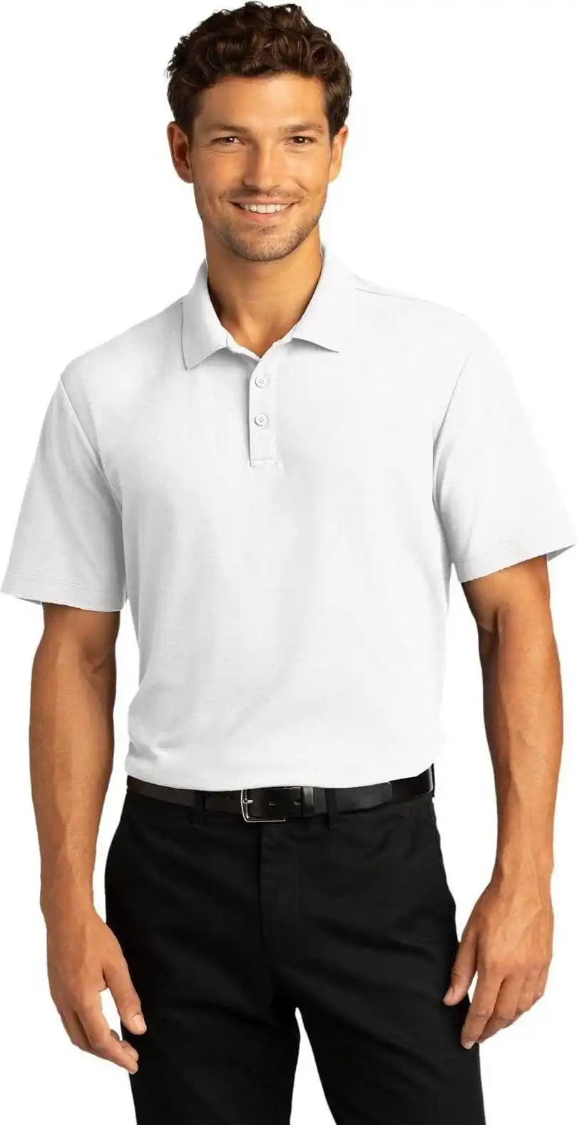 Port Authority K810 Superpro React Polo White
