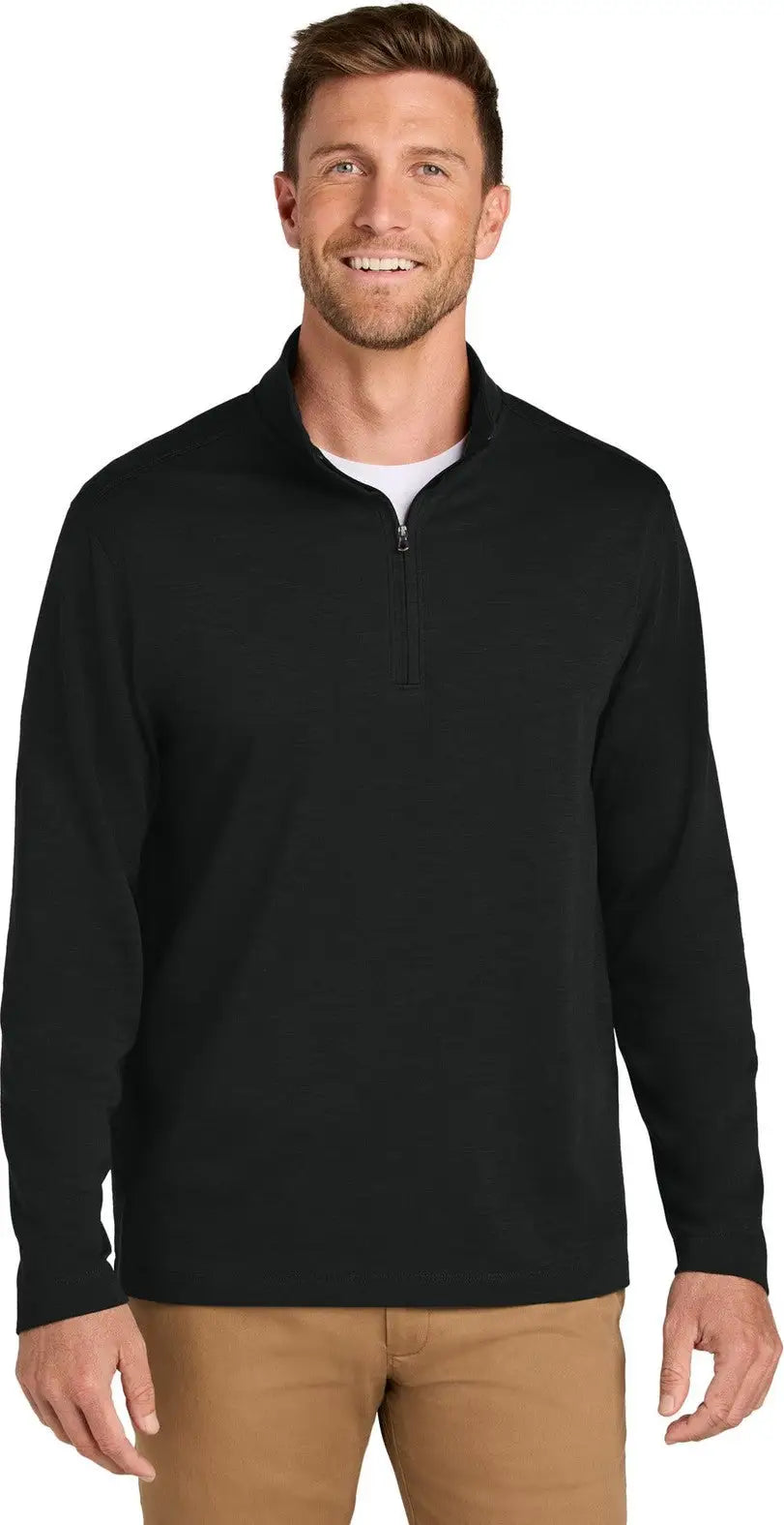 Port Authority K820 Breakwater 1/4-zip Pullover - Deep Black - Adult Xs