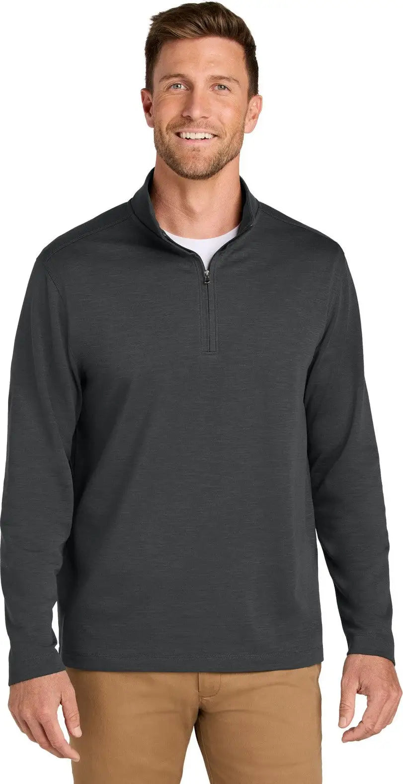 Port Authority K820 Breakwater 1/4-zip Pullover - Gray Steel