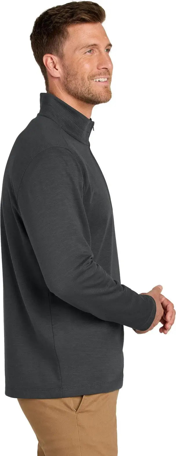 Port Authority K820 Breakwater 1/4-zip Pullover - Gray Steel