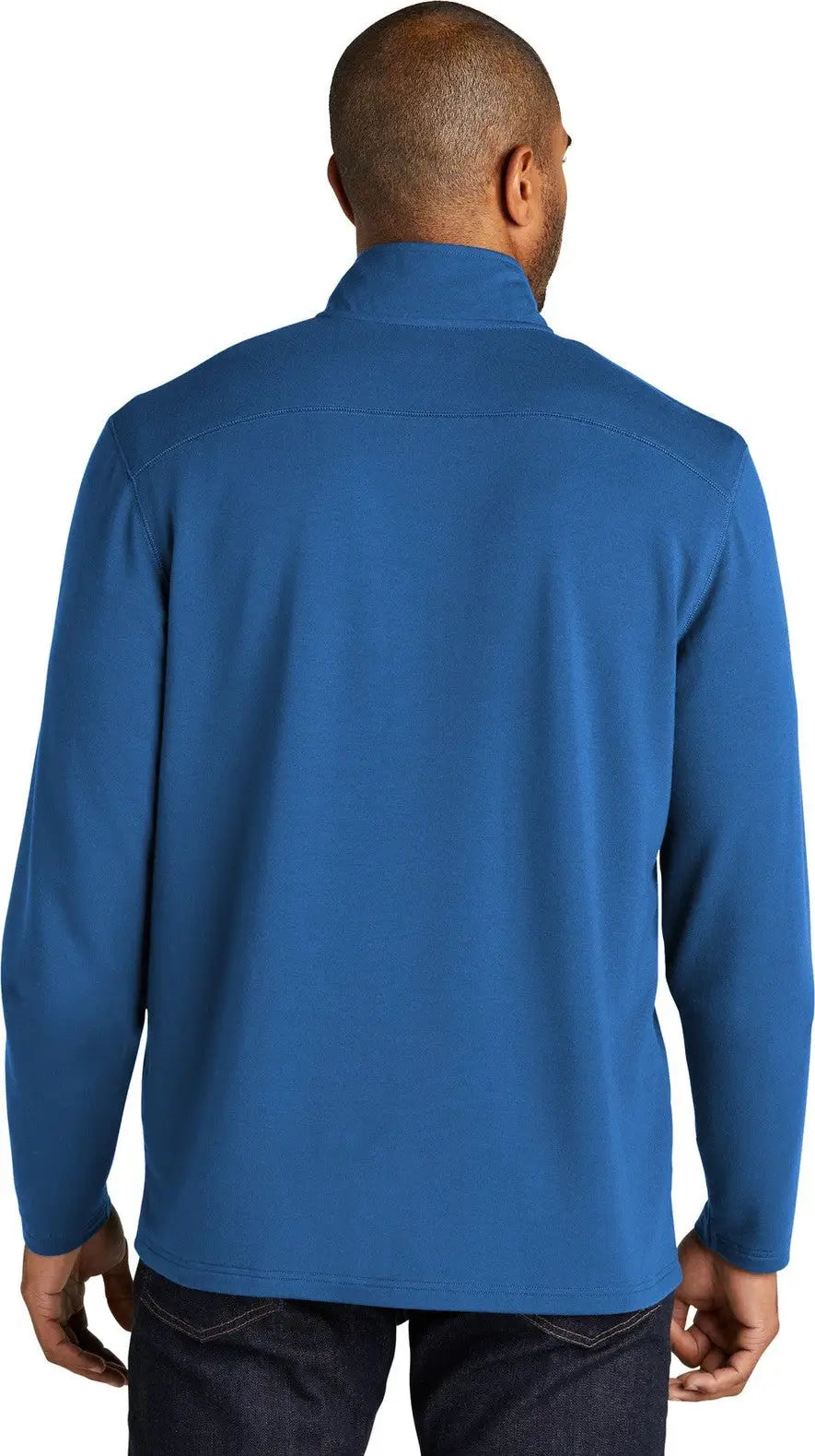 Port Authority K825 Microterry 1/4-zip Pullover - Aegean Blue