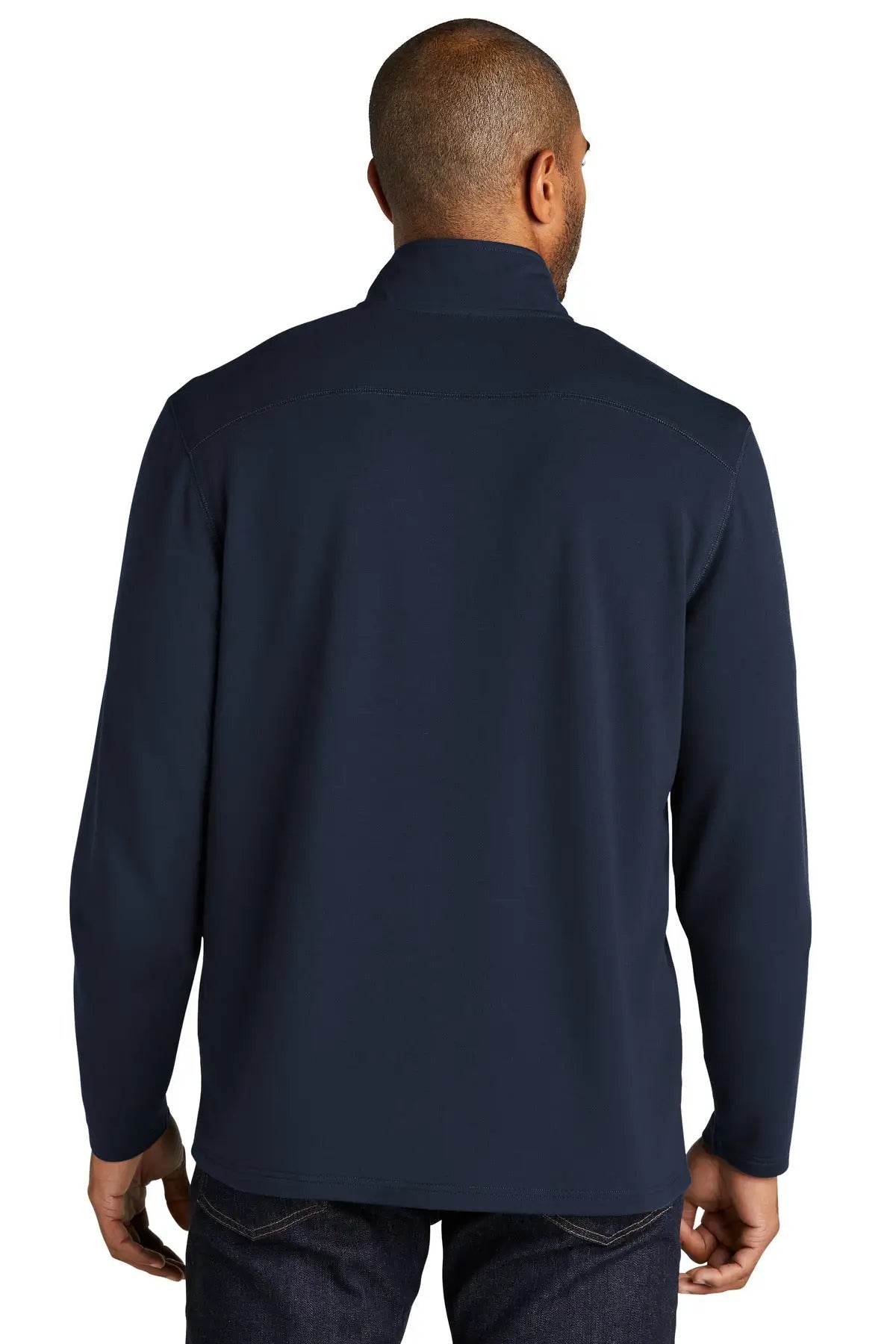 Port Authority K825 Microterry 1/4-zip Pullover - River Blue Navy