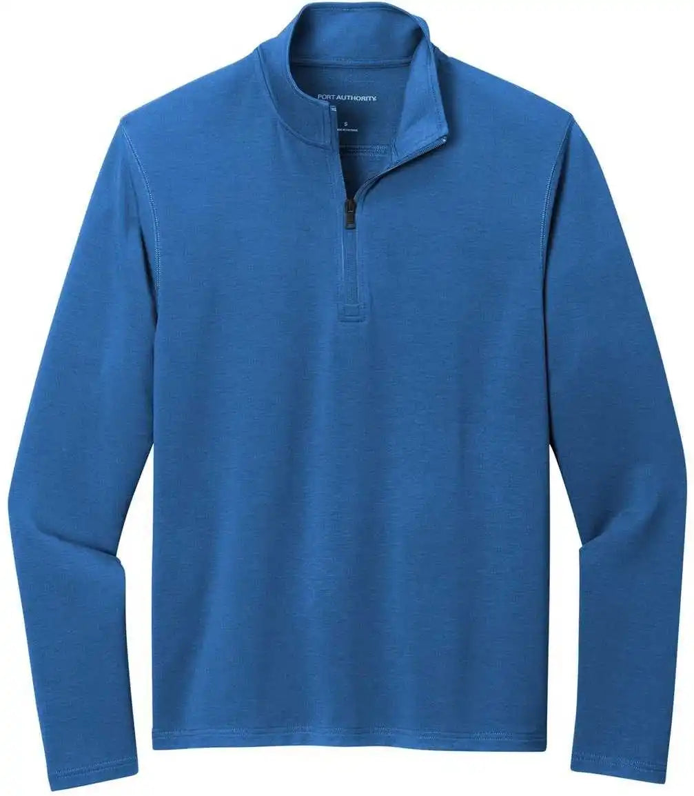 Port Authority K825 Microterry 14-zip Pullover - Aegean Blue