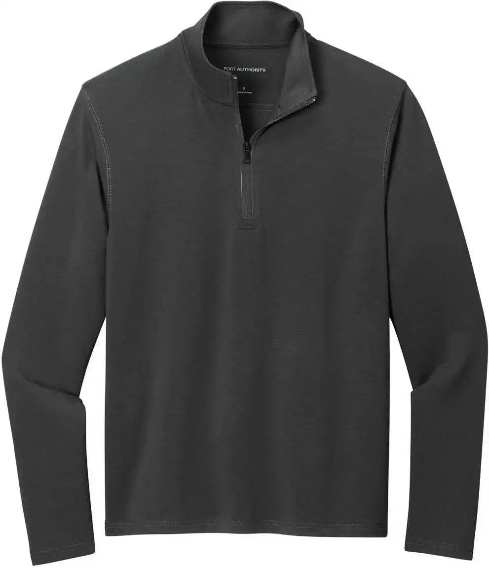 Port Authority K825 Microterry 14-zip Pullover - Charcoal