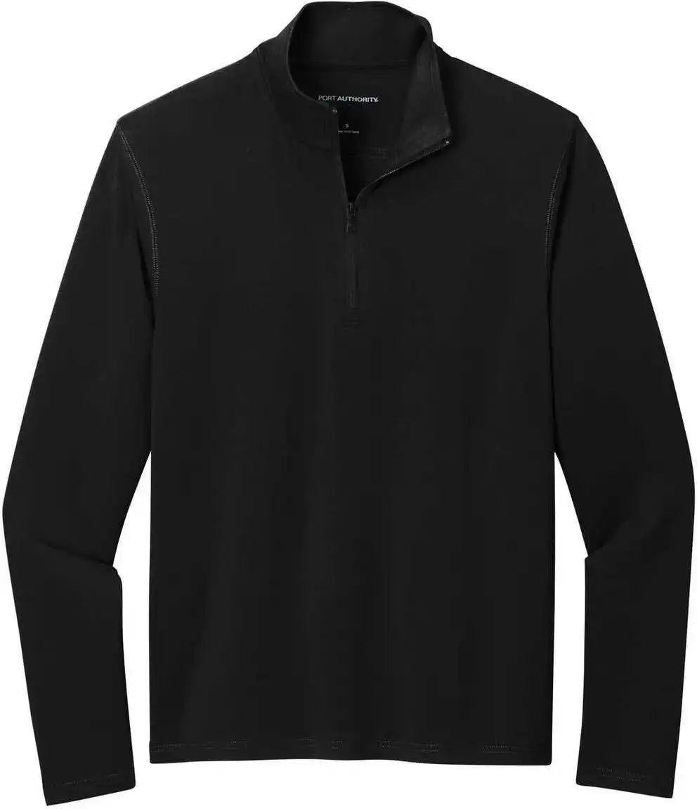 Port Authority K825 Microterry 14-zip Pullover - Deep Black