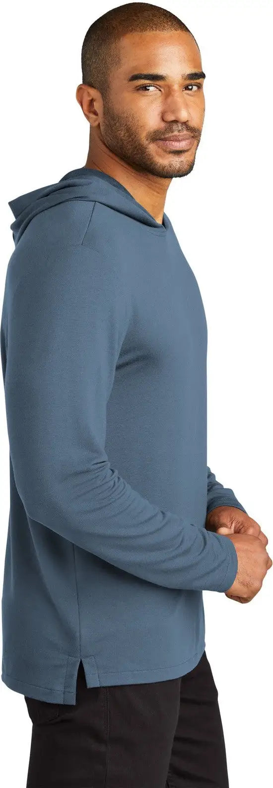 Port Authority K826 Microterry Pullover Hoodie - Dusk Blue