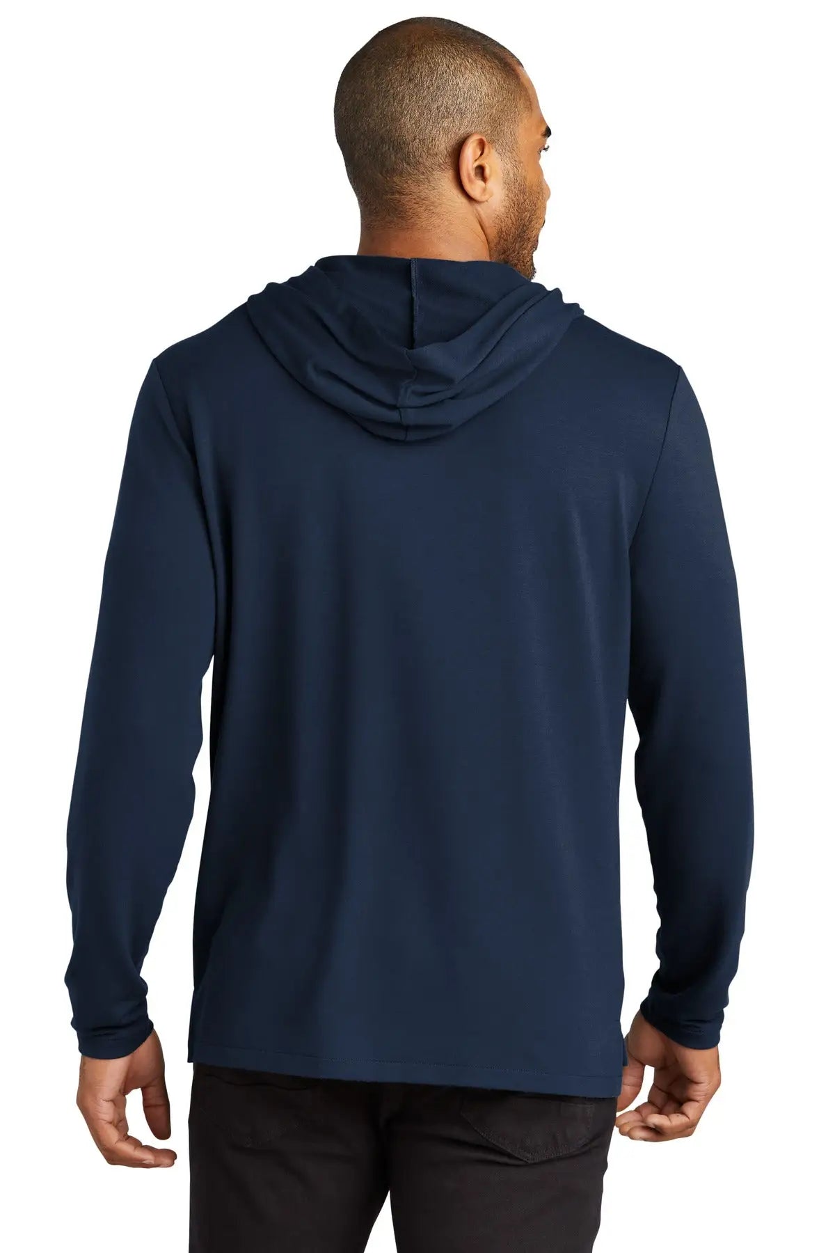 Port Authority K826 Microterry Pullover Hoodie - River Blue Navy