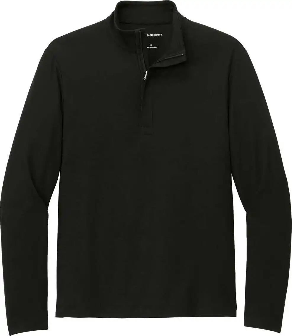 Port Authority K829 Fairway Stretch 1/4-zip - Deep Black