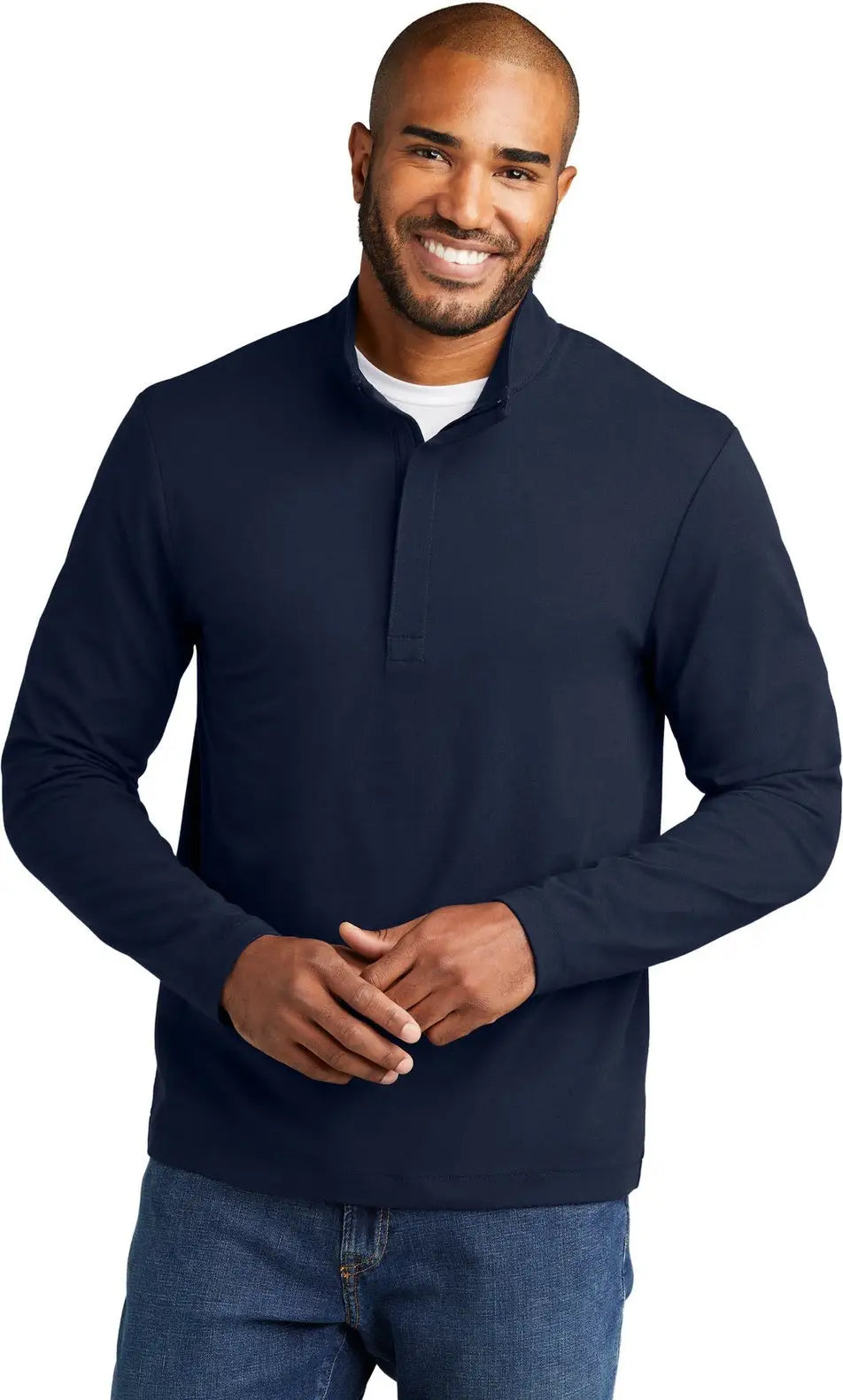 Port Authority K829 Fairway Stretch 1/4-zip - River Blue Navy - Adult Xs