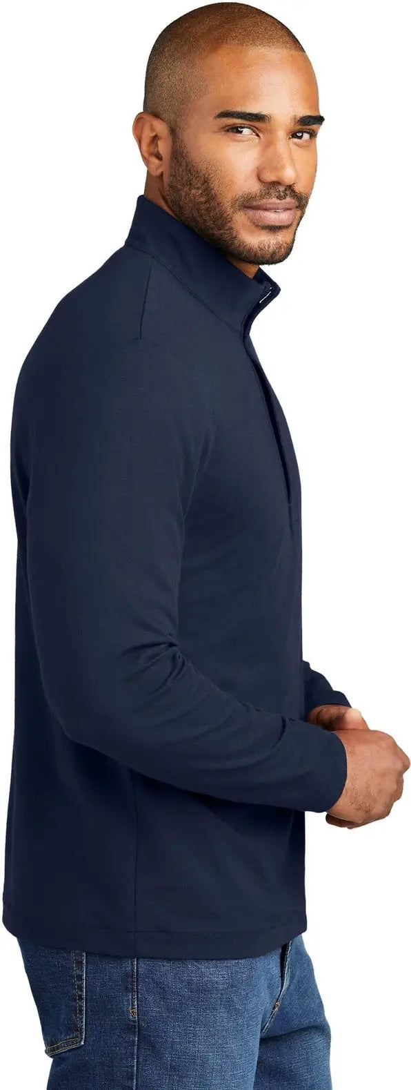 Port Authority K829 Fairway Stretch 1/4-zip - River Blue Navy