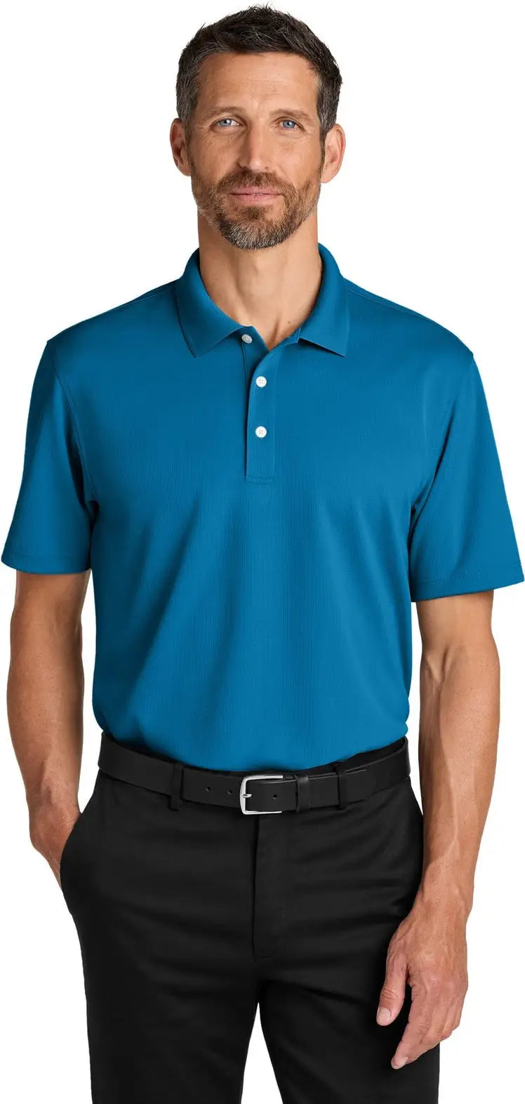 Port Authority K845 Dry Zone Stain-release Grid Polo - Imperial Blue - Adult l