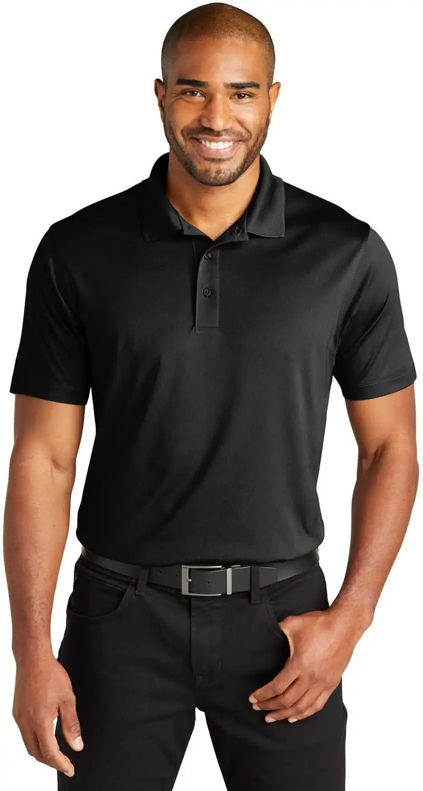 Port Authority K863 c Free Performance Polo Deep Black