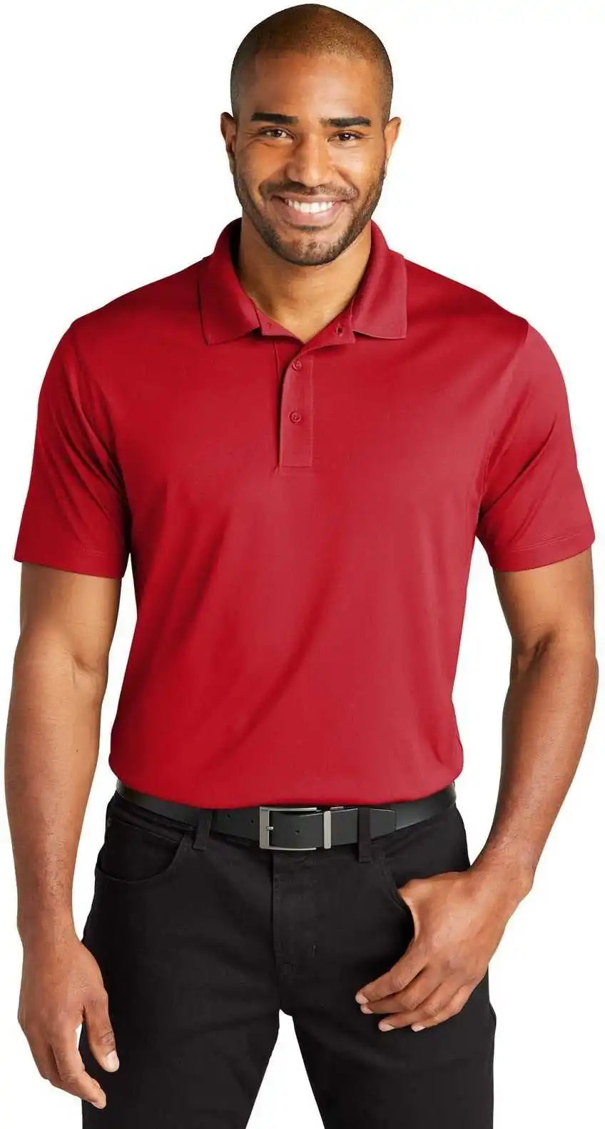 Port Authority K863 C-free Performance Polo - Rich Red